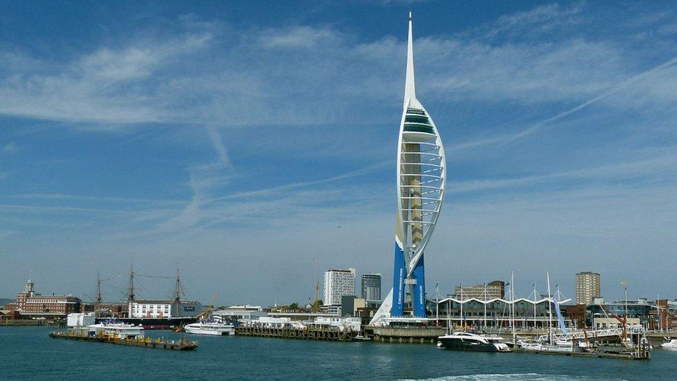 Spinnaker Tower and Portsmouth