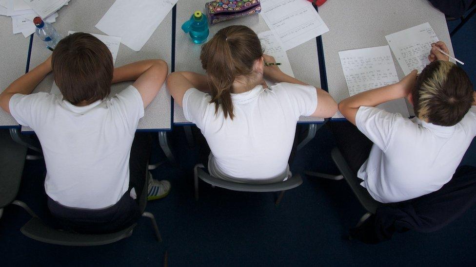 kids in classroom