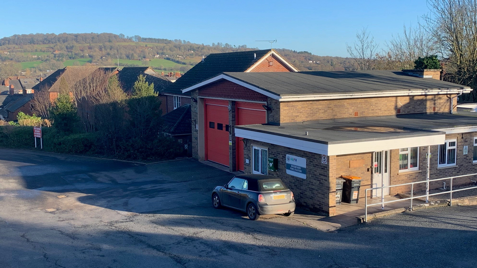 Bromyard fire station