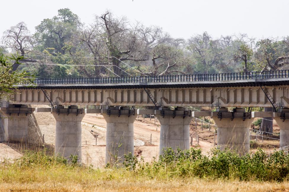 Kenya's new Standard Gauge Railway (SGR) spans 609km from Mombasa to Nairobi. Its construction requires millions of tonnes of sand.