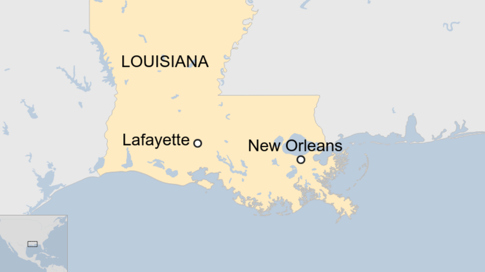 Map of Louisiana