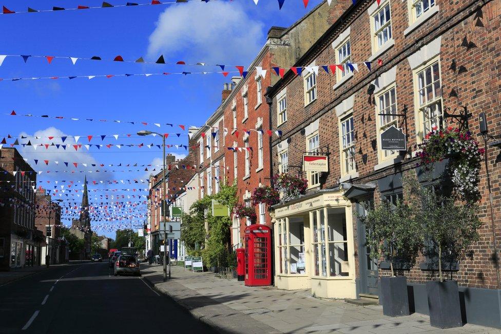 View of Church Street in Ashbourne