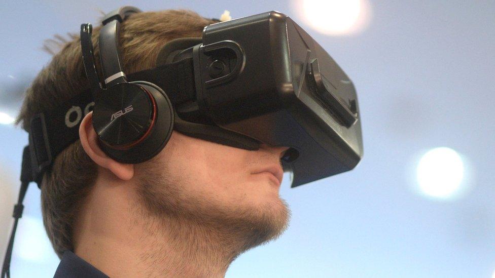 Oculus headset