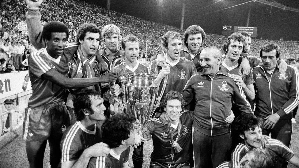 Nottingham Forest becoming champions of Europe in 1979