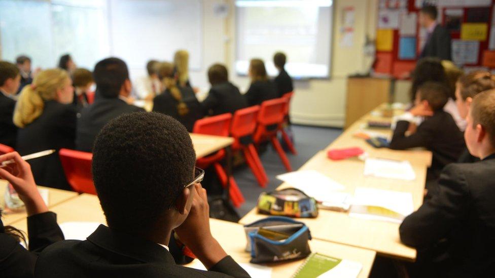 Pupils during a lesson