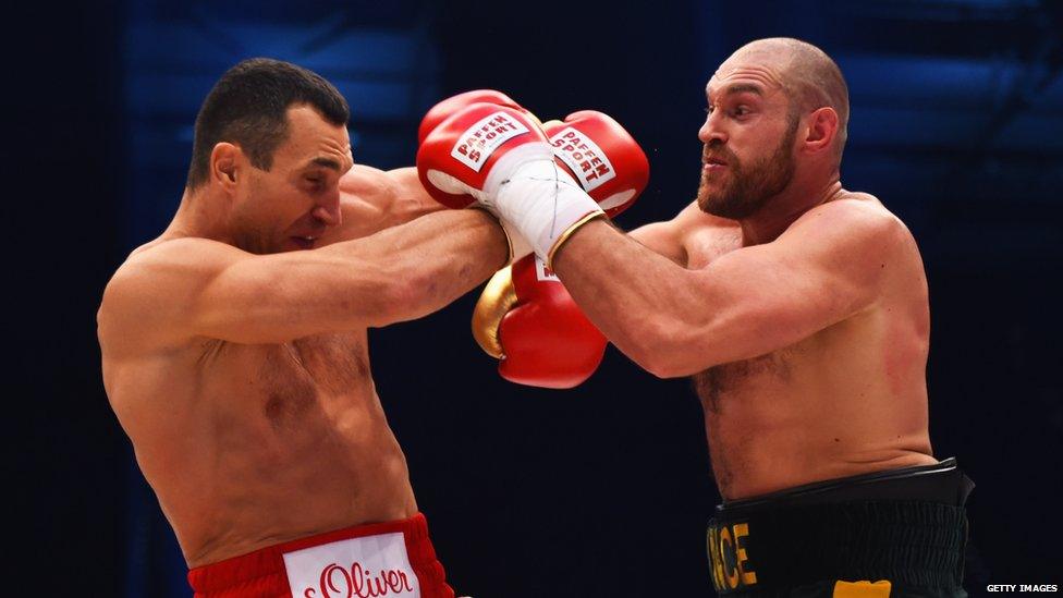 Wladimir Klitschko and Tyson Fury