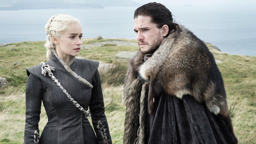 Daenarys Targaryen and Jon Snow