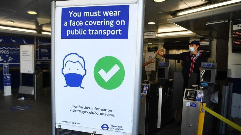 Sign at Tube station