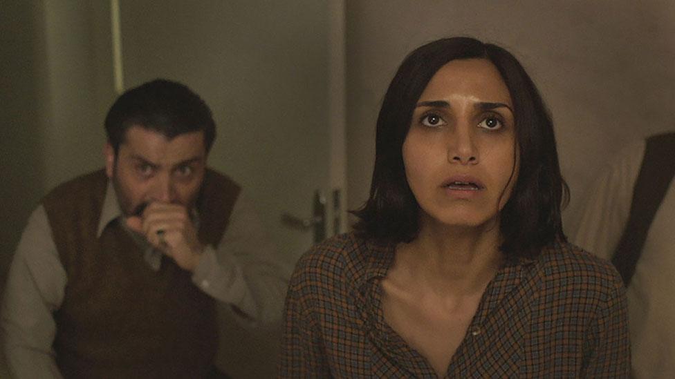 Ray Haratian and Narges Rashidi in Under the Shadow