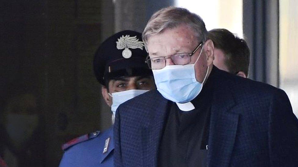 Cardinal Pell arrives in Rome, 30 Sept