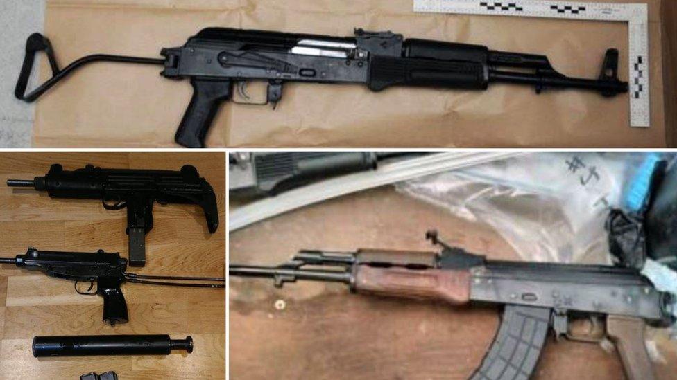 Weapons seized