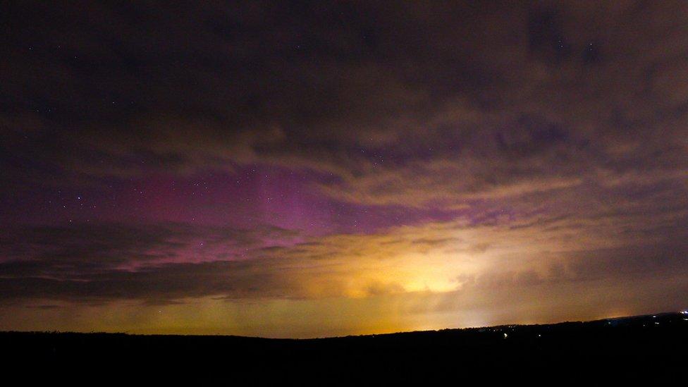 Northern Lights in Oxfordshire