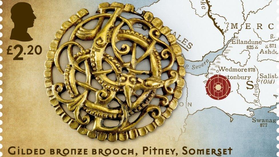 bronze brooch