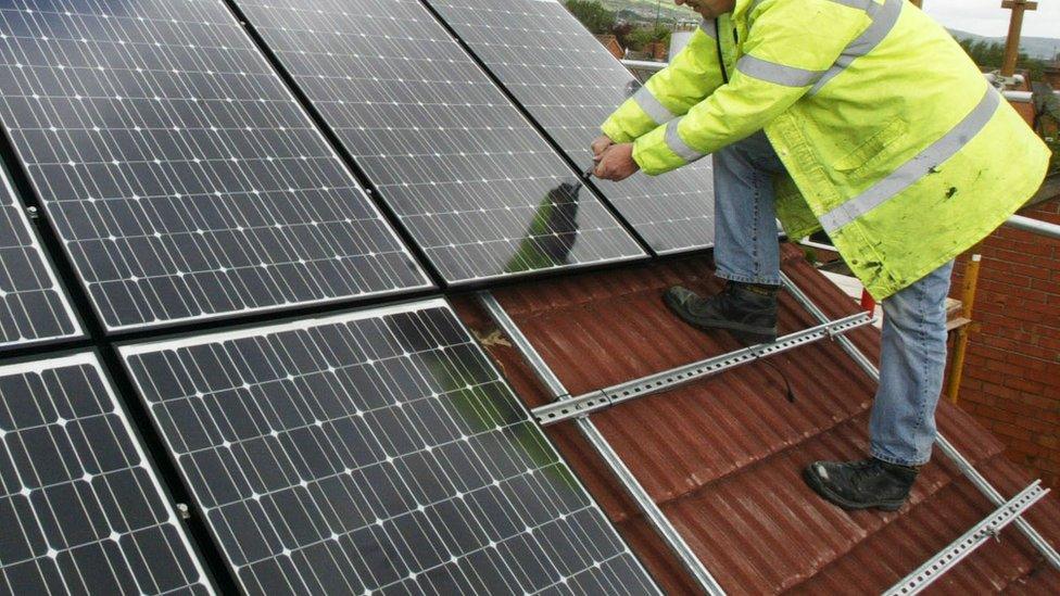 Solar panel install