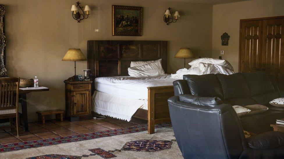 The room where Scalia was found dead