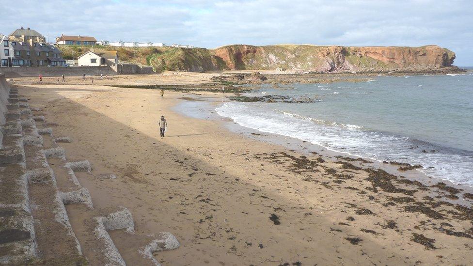 Eyemouth beach