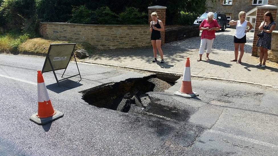 Garsington sinkhole