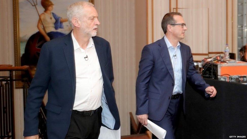 Jeremy Corbyn and Owen Smith