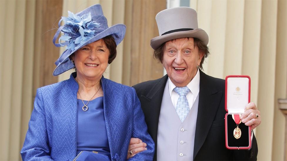 Sir Ken Dodd, with his wife Anne Jones