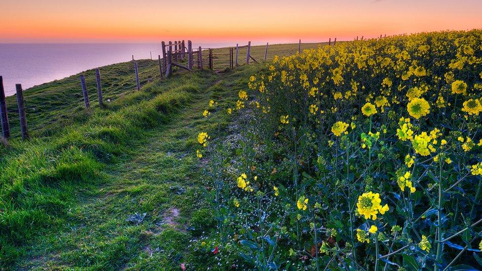 sea view near Nash Point, Vale of Glamorgan