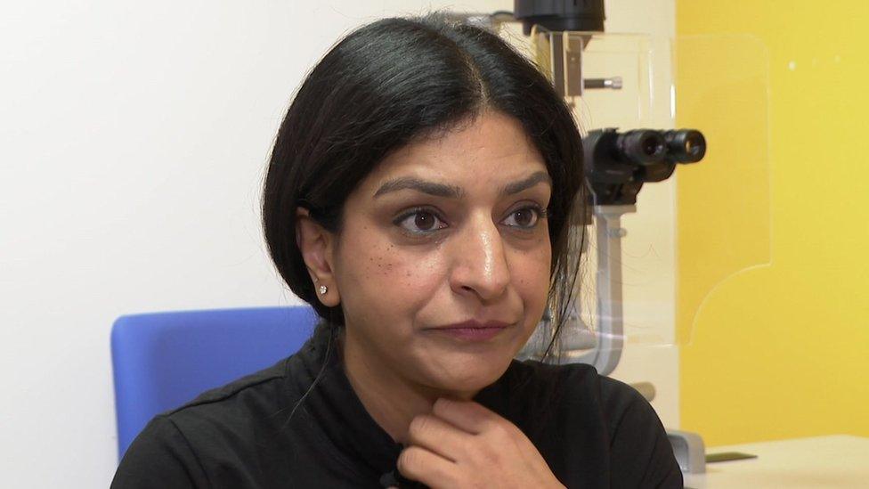 Consultant paediatric ophthalmologist Aabgina Shafi