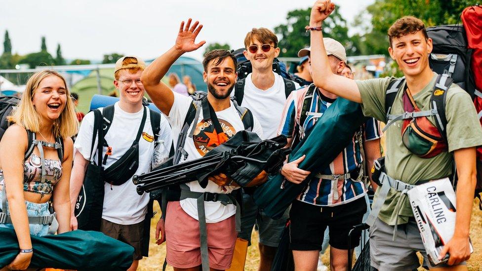 Campers at Truck Festival