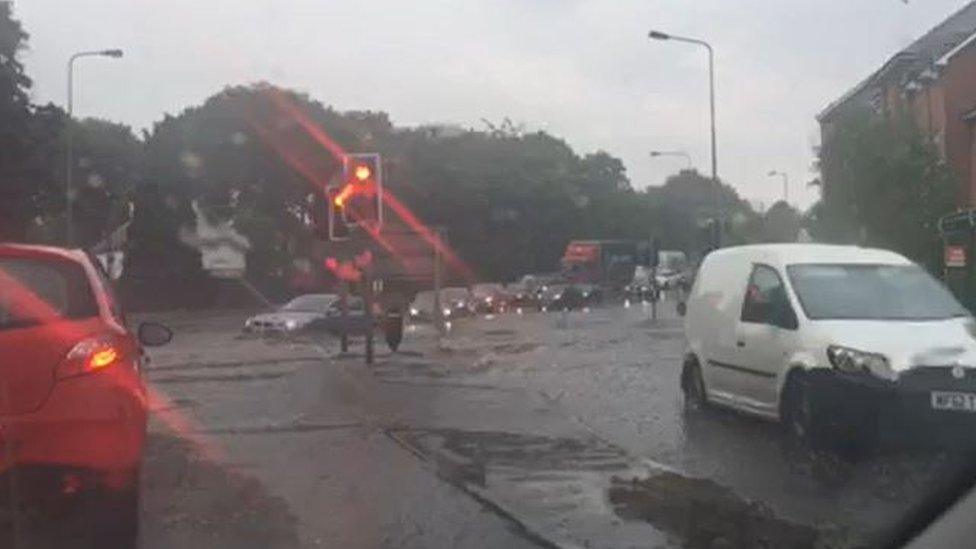 Hands-free recording of the A449 in Stourbridge heading to Wolverhampton