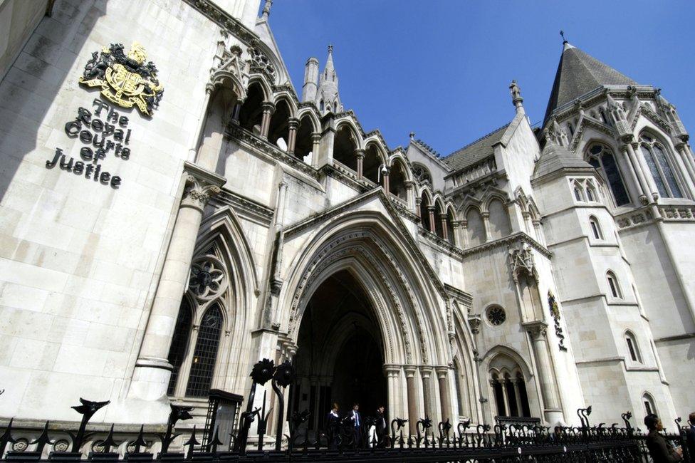 The Royal Courts of Justice in The Strand, London