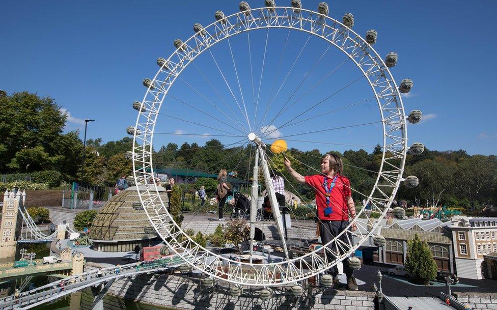 Stanley Bolland, 7, at Legoland Windsor