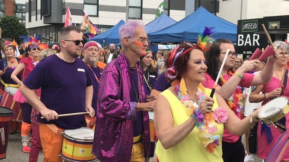 Suffolk Pride parade