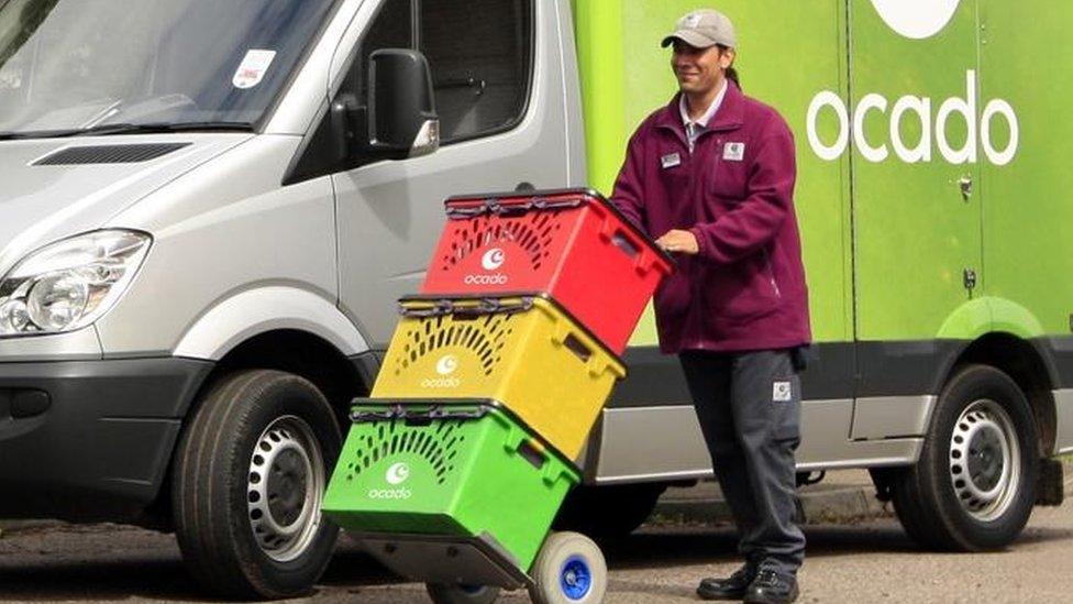 Ocado delivery van