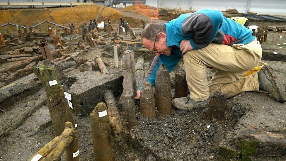 Excavation area