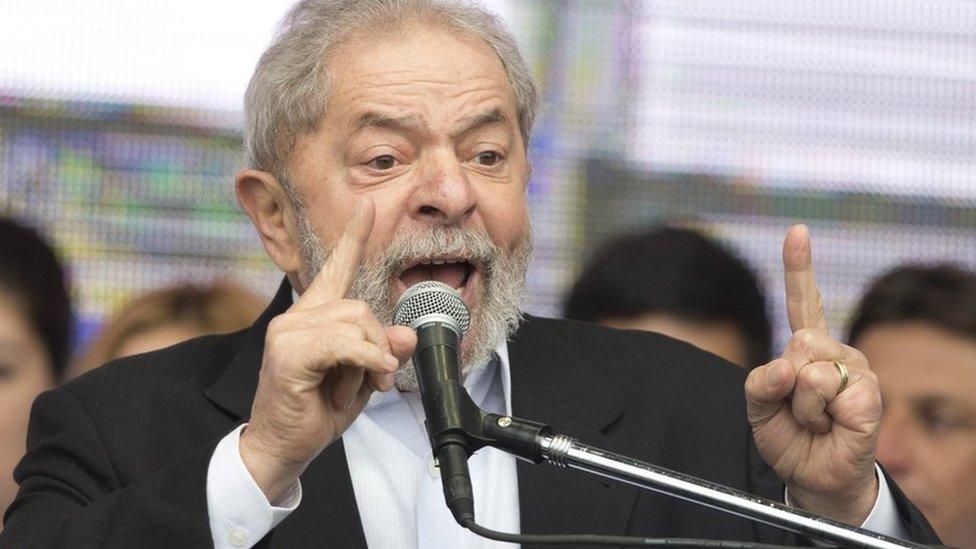 Former Brazilian President Luiz Inacio Lula da Silva