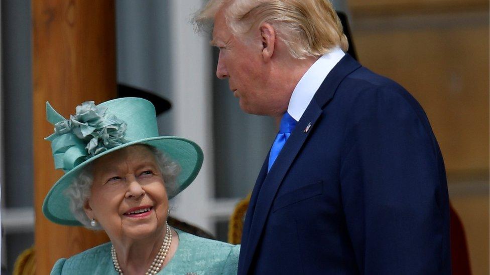 Donald Trump and the Queen