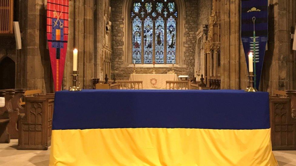 Sheffield Cathedral's altar