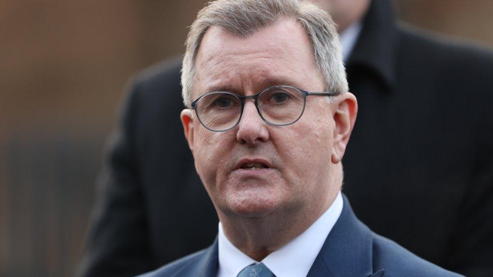 DUP leader Sir Jeffrey Donaldson