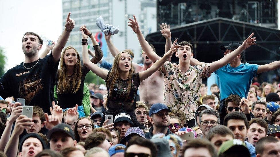 Fans at TRNSMT