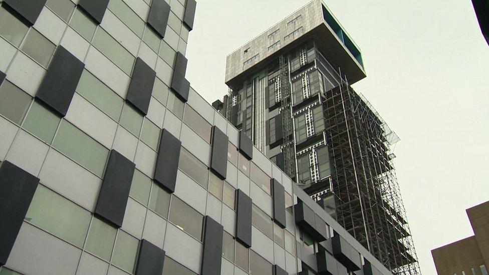 Unity buildings in Rumford Place