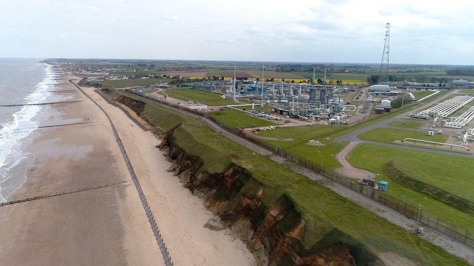 Bacton gas terminal