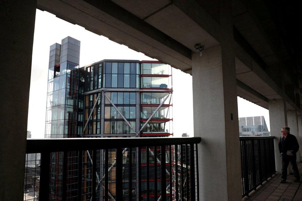 Flats seen from Tate Modern