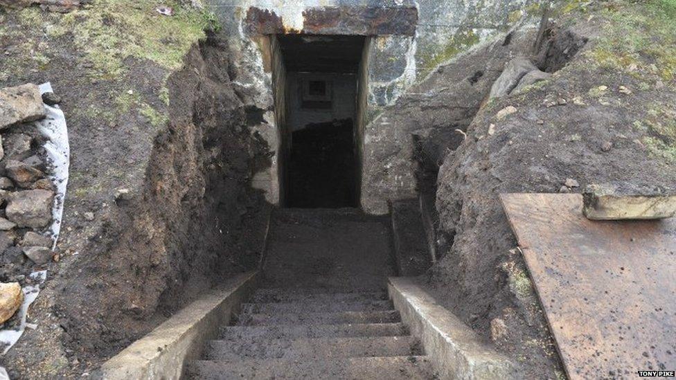 German bunker at Les Landes Common, Jersey