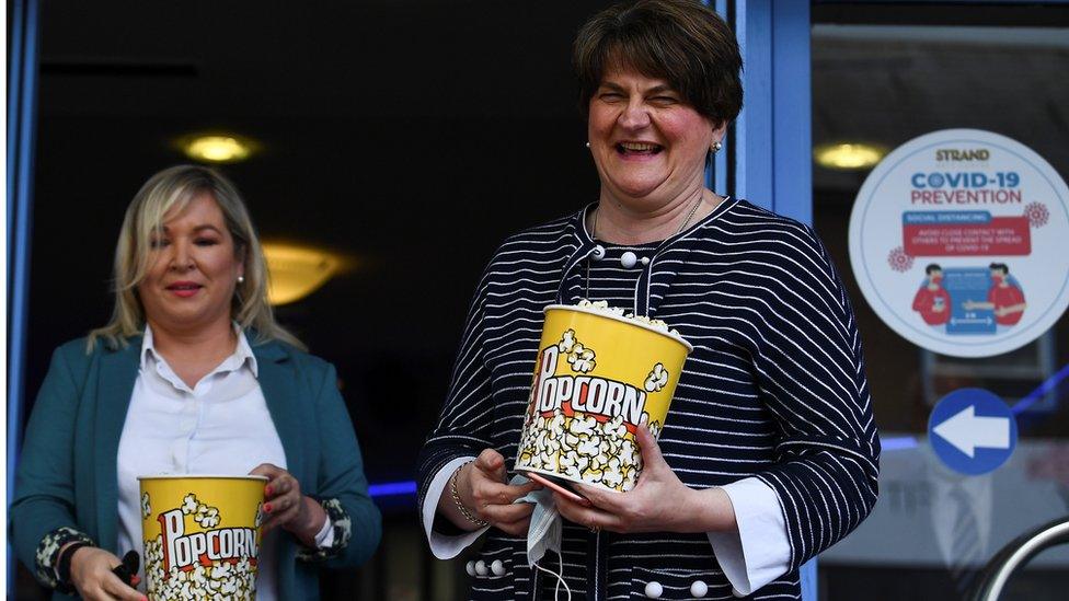 Michelle O'Neill and Arlene Foster