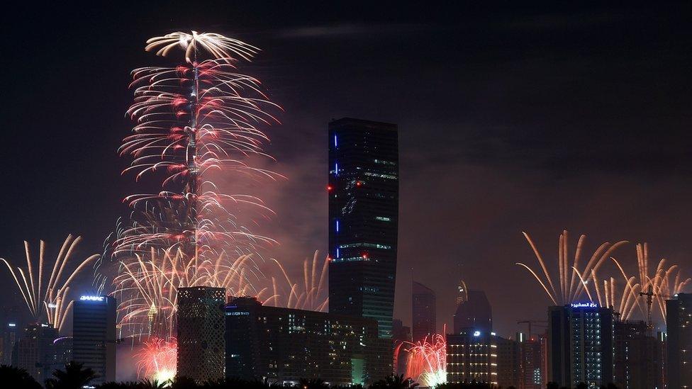 Fireworks in Dubai