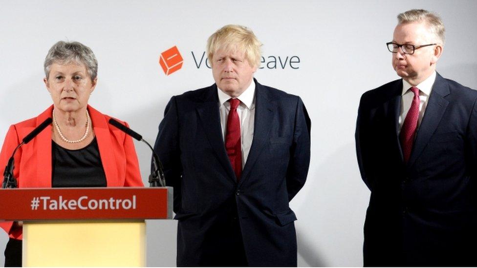 Gisela Stuart, Boris Johnson, Michael Gove