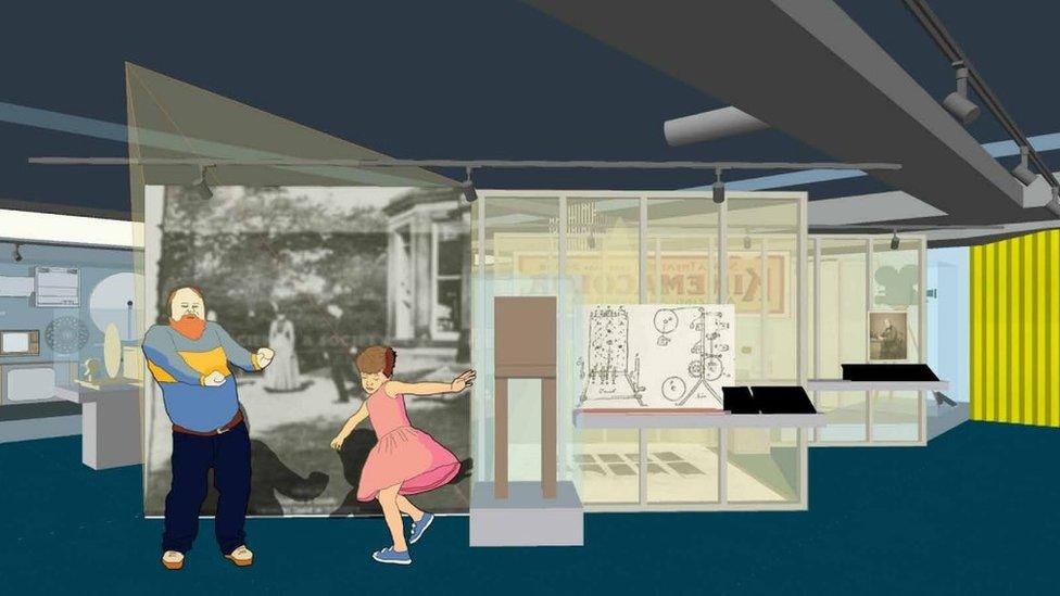 Design rendering of the renovated gallery