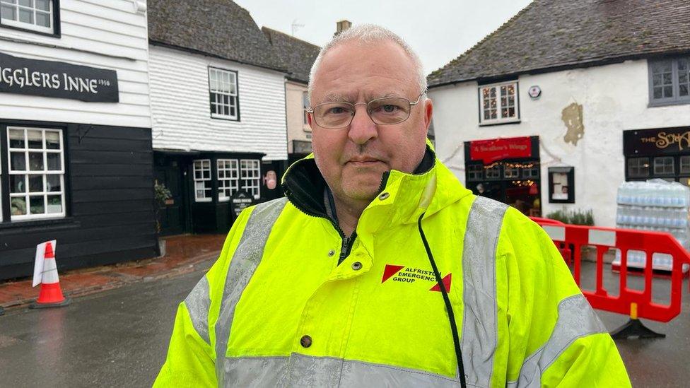 Alfriston emergency group chairman Steve Woodgate