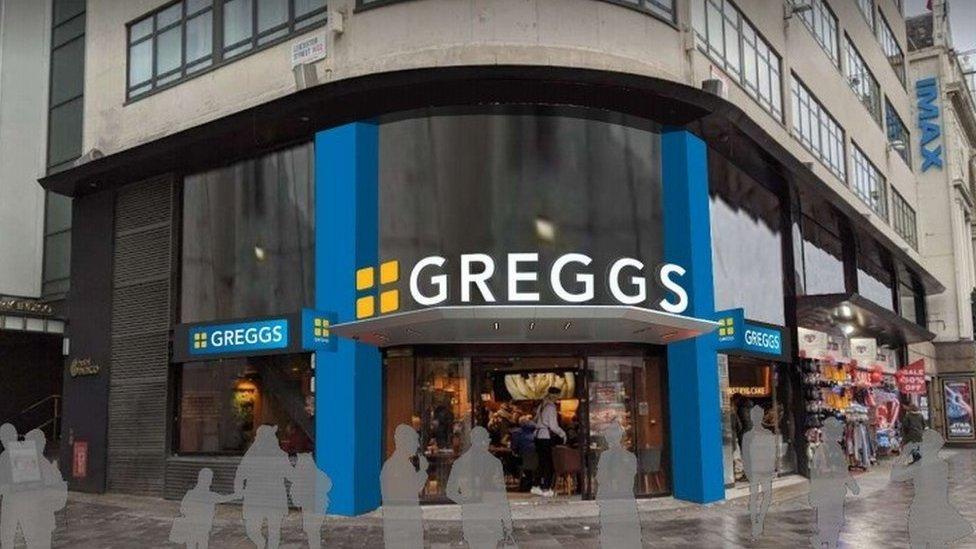 Greggs Leicester Square store