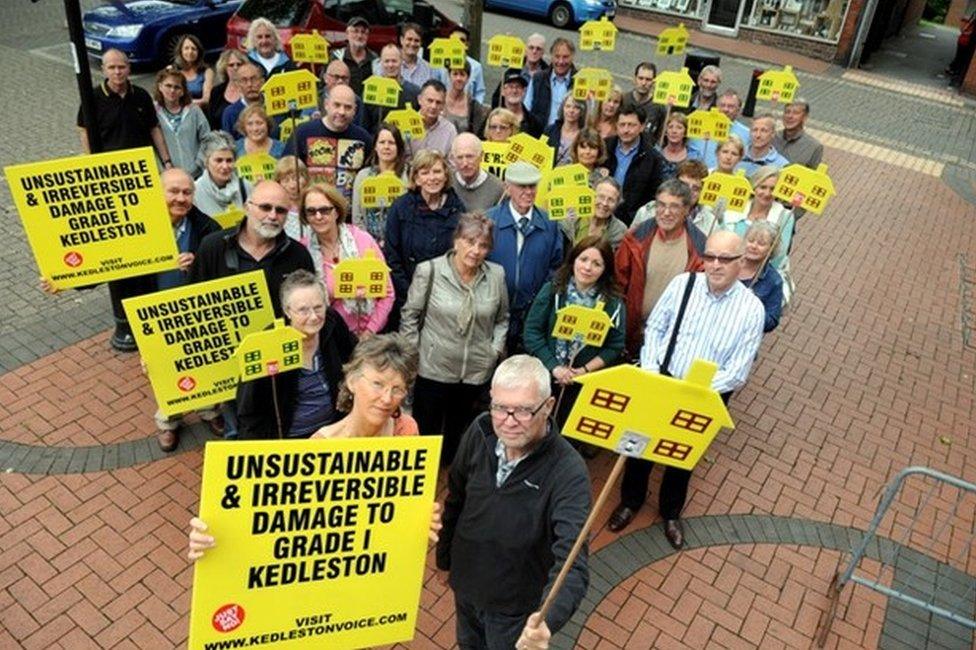 Kedleston Voice campaigners