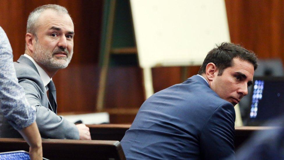 Gawker's founder Nick Denton and journalist AJ Daulerio