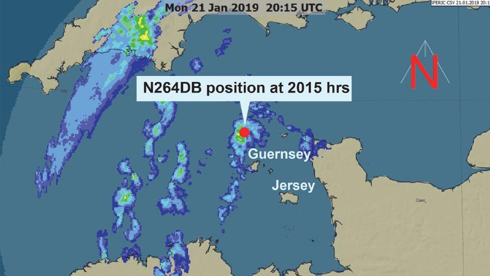 The final radar trace of the aircraft was recorded at 2016:34 hours